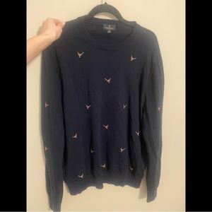 Brooks Brothers Bird Sweater